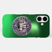 ZEEGEL VAN DE KNIGHTS TEMPLAR-groen Case-Mate iPhone Case (Achterkant (horizontaal))