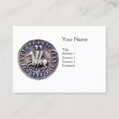 ZEEGEL VAN DE KNIGHTS TEMPLAR MONOGRAM White Visitekaartje (Voorkant)