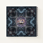 ZEEGEL VAN KNIGHTS TEMPLAR OP IRON CROSS Black Notitieboek (Achterkant)