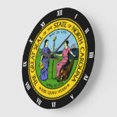 ZEEGEL VAN NOORD-CAROLINA GROTE KLOK (Hoek)