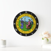 ZEEGEL VAN NOORD-CAROLINA GROTE KLOK (Huis)