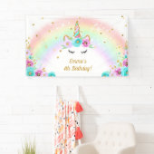 Zeegelaar met bloemen en regenboog spandoek (Insitu)