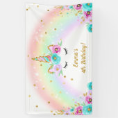 Zeegelaar met bloemen en regenboog spandoek (Verticaal)