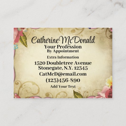 Zeegelaar Visitekaartje (Achterkant)