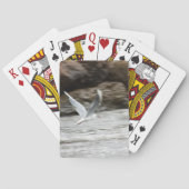 Zeegelaars die kaarten afspelen (Achterkant)