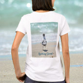 Zeegelaars op strand t-shirt