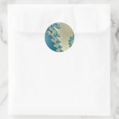 Zeegezicht 4 Stickers (Tas)