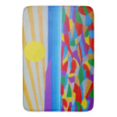 Zeegezicht Acryl Fijne Kunst Badmat (Voorkant Verticaal)