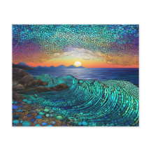 Zeegezicht Aqua Mirage Papier