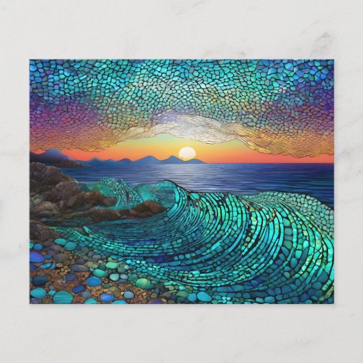 Zeegezicht Aqua Mirage Papier (Voorkant)