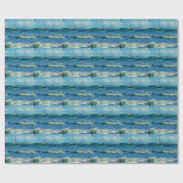 Zeegezicht bij Les Saintes-Maries Fijne Kunst Cadeaupapier