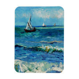 Zeegezicht bij Les Saintes-Maries Fijne Kunst Magneet