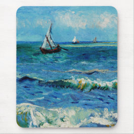 Zeegezicht bij Les Saintes-Maries Fijne Kunst Muismat