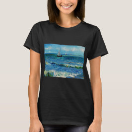 Zeegezicht bij Les Saintes-Maries Fijne Kunst T-shirt