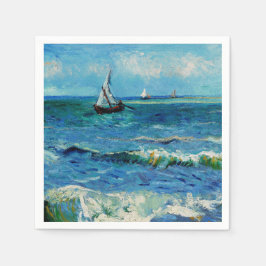 Zeegezicht bij Les Saintes-Maries Schilderij Servet