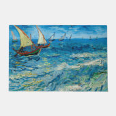 Zeegezicht bij Saintes-Maries | Vincent van Gogh Deurmat (Voorkant)