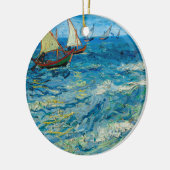 Zeegezicht bij Saintes-Maries | Vincent van Gogh Keramisch Ornament (Links)