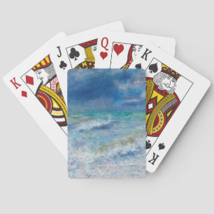 Zeegezicht door Pierre-Auguste Renoir Fijne Kunst Pokerkaarten