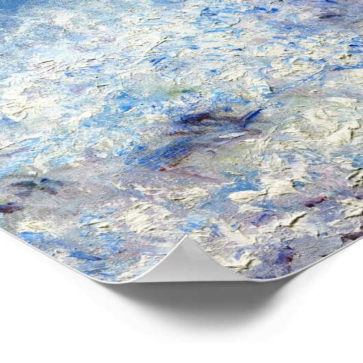 Zeegezicht door Pierre-Auguste Renoir Poster (Hoek)