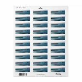 Zeegezicht Etiket (Full Sheet)
