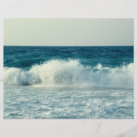 Zeegezicht Flyer (Voorkant)