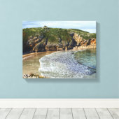 Zeegezicht fotografie canvas afdruk (Insitu (Houten vloer))