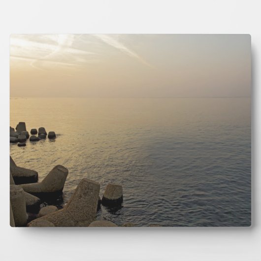 Zeegezicht Fotoplaat (Voorkant)