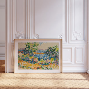 Zeegezicht in de Middellandse Zee Henri-Edmond C Poster
