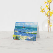Zeegezicht in saintes-Maries Vincent van Gogh Kaart (Gele Bloem)
