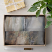 Zeegezicht Kust Uitzicht Landschapsschilderij Deco Tissuepapier (Geschenk)