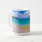Zeegezicht langs Hanalei Bay Koffiemok (Voorkant links)