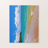 Zeegezicht langs Hanalei Bay Legpuzzel (Verticaal)