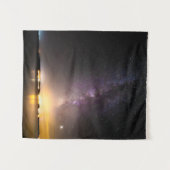 Zeegezicht met melkweg wandkleed (Voorkant (horizontaal))