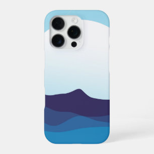 Zeegezicht met strand, Great Wave & Mount Zee Hoes iPhone 16 Pro Hoesje