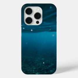 Zeegezicht met strand, grote golf en Mount Sea Cas iPhone 15 Pro Case
