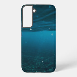 Zeegezicht met strand, grote golf en Mount Sea Cas Samsung Galaxy Hoesje