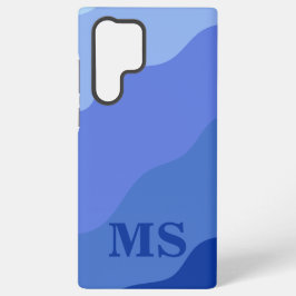 Zeegezicht met strand, grote golf en Mount Sea Cas Samsung Galaxy Hoesje