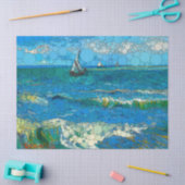 Zeegezicht nabij Les Saintes-Maries-de-la-Mer, Sti Tissuepapier (Craft)