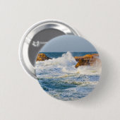 Zeegezicht Ronde Button 5,7 Cm (Voorkant /achterkant)
