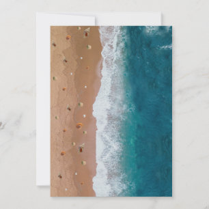 ZEEGEZICHT STRAND SCHELPEN ZOMERVAKANTIE FEESTDAGENKAART