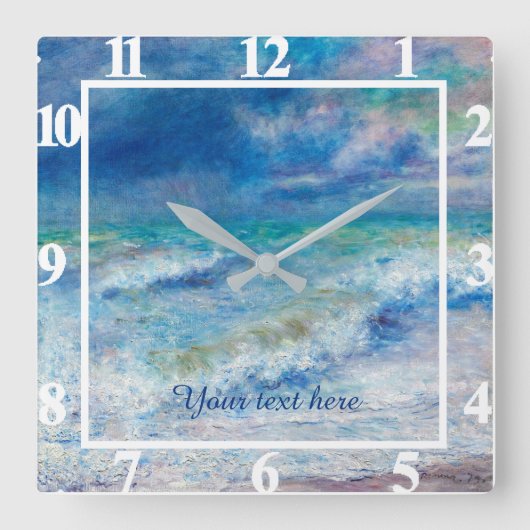 Zeegezicht Vierkante Klok (Voorkant)