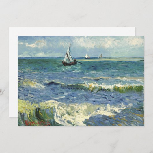 zeegezicht | Vincent van Gogh (Voorkant / Achterkant)