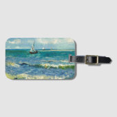 zeegezicht | Vincent van Gogh Bagagelabel (Voorkant (horizontaal))