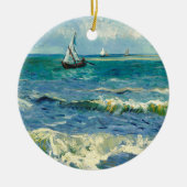zeegezicht | Vincent van Gogh Keramisch Ornament (Voorkant)