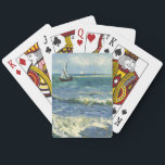zeegezicht | Vincent van Gogh Pokerkaarten<br><div class="desc">Seascape nabij Les Saintes-Maries-de-la-Mer (1888) door de Nederlandse postpressionist Vincent Van Gogh. Origineel kunstwerk is een olie op het schilderij van de canvas die een boot op een abstracte blauwe oceaan afschildert. Gebruik de ontwerphulpmiddelen om douanetekst toe te voegen of het afbeelding te personaliseren.</div>