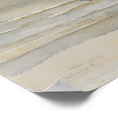 Zeegezicht.  waterverf poster (Hoek)