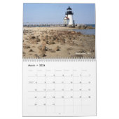 Zeegezichten van beide Amerikaanse kustlandschappe Kalender (Mar 2026)