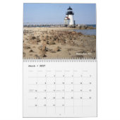 Zeegezichten van beide Amerikaanse kustlandschappe Kalender (Mar 2027)