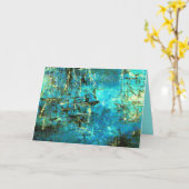 Zeegezichten Wenskaarten IV Kaart (Gele Bloem)