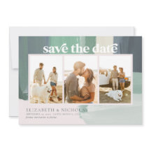 Zeeglas aan de Oceaan | 3 Foto Save The Date